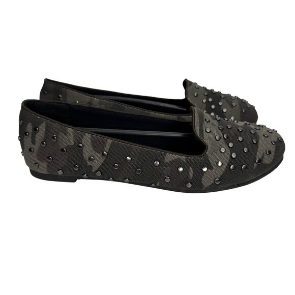 Call It‎ Spring Topolcany Studded Camo Flats Womens Size 7.5 Comfortable Loafers - Picture 4 of 9